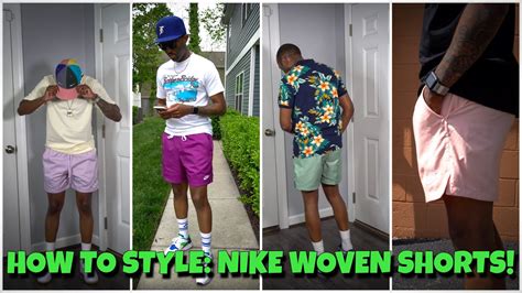 hoe vallen nike shorts|HOW TO STYLE Nike Woven Shorts Part 2! Hottest Nike Shorts .